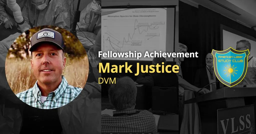 Dr. Mark Justice is Now a Fellow of the American Laser Study Club